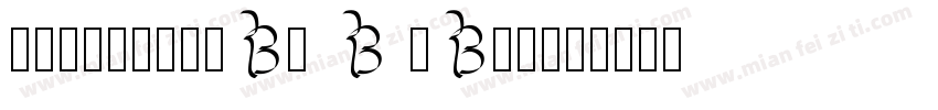 FZLTHProGBK B GBK1字体转换